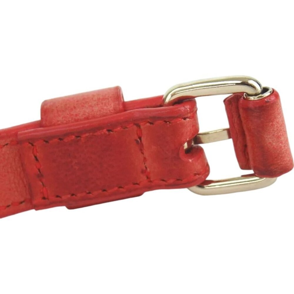 600157AR (S1) Givenchy Bracelet Red Leather - Picture 10 of 13